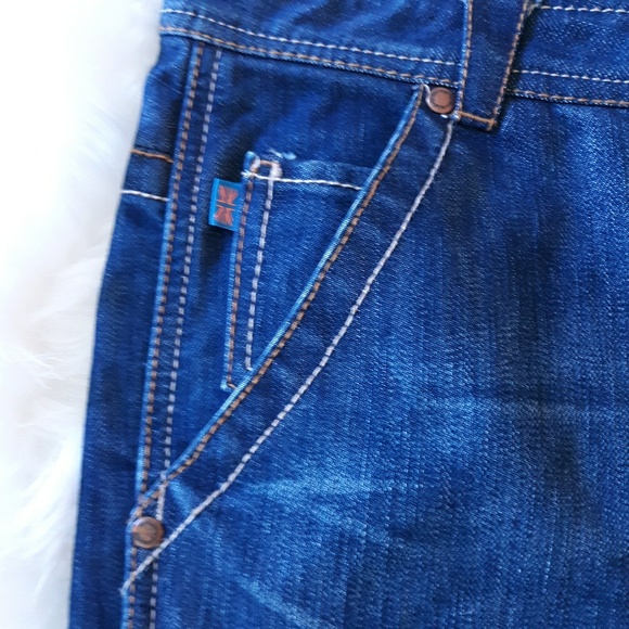 NWD French Connection Western Blue Jeans - Picture 3 of 8